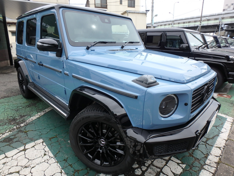 メルセデスベンツ Gクラス G400d Manufakturedition特別仕様車 プロフェッショナルブルー ワンオーナー車 中古車 情報 株式会社 ワンオーナー